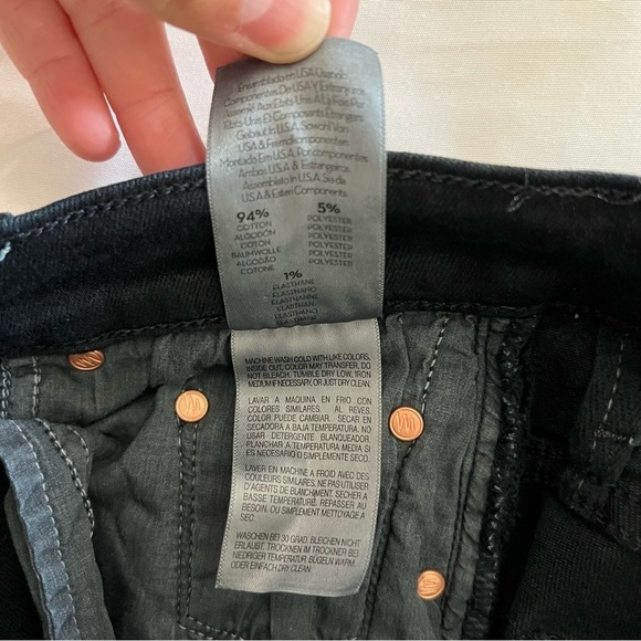 MOTHER Women's Flare Jeans in Dark Blue - Picture 14 of 14